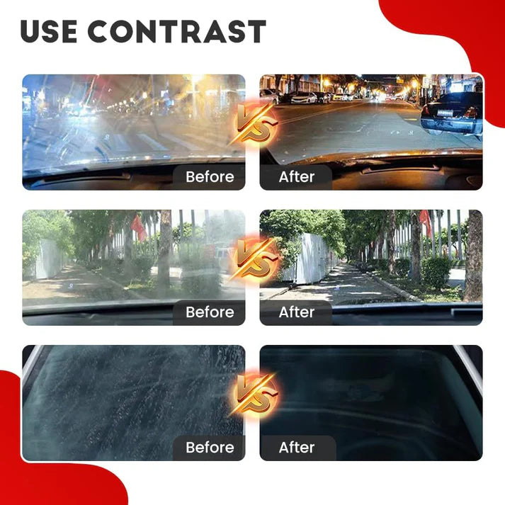 Car Glass Oil Film Cleaning Brush
