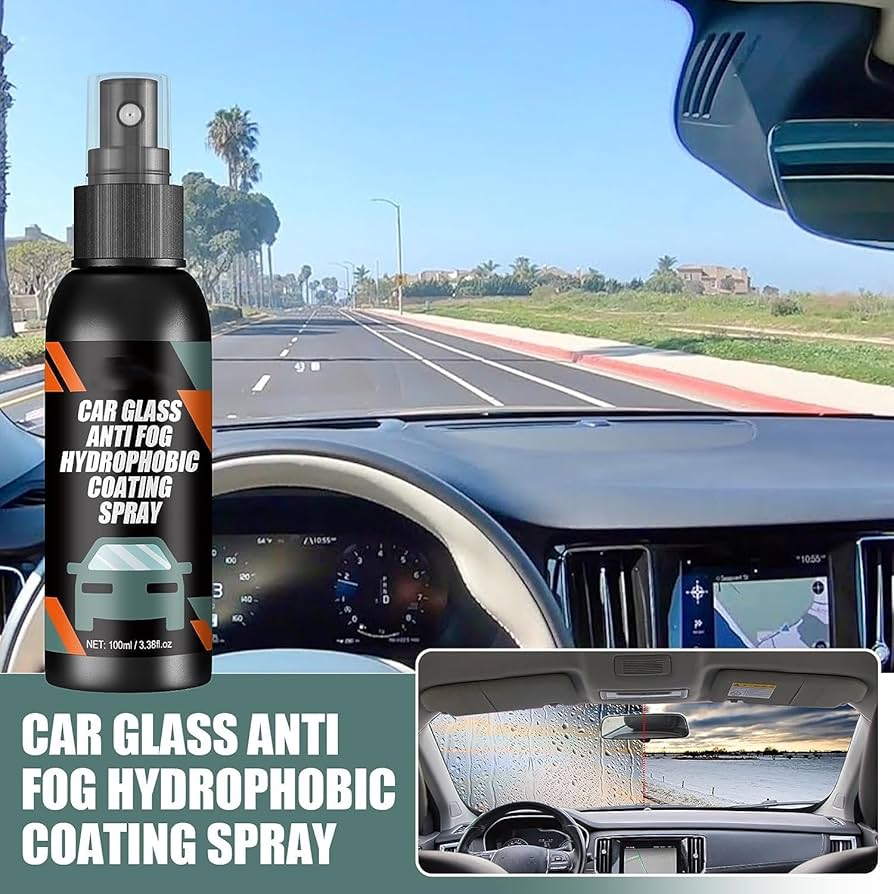 Car Glass Anti- Fog Hydrophobic Coating (Buy 1 Get 1 Free)