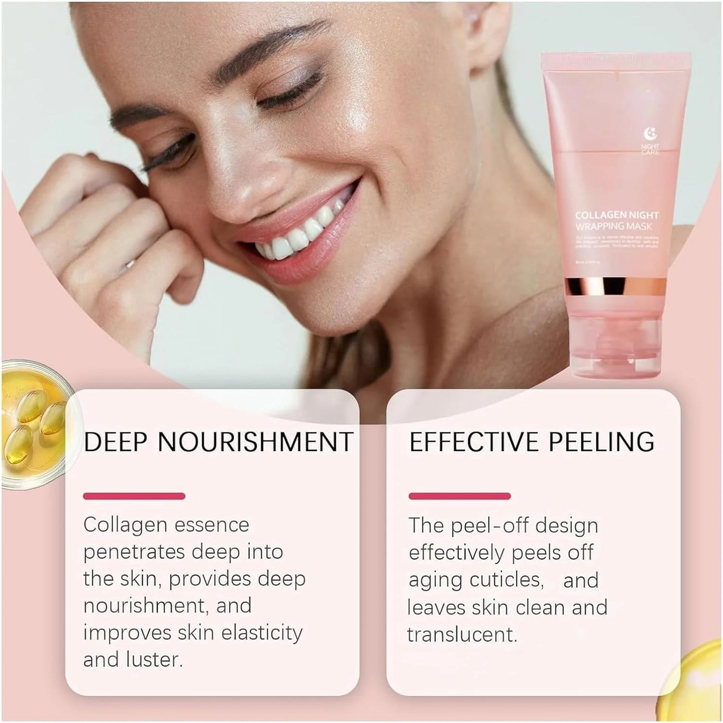 Collagen Night Wrapping Peel Off Mask