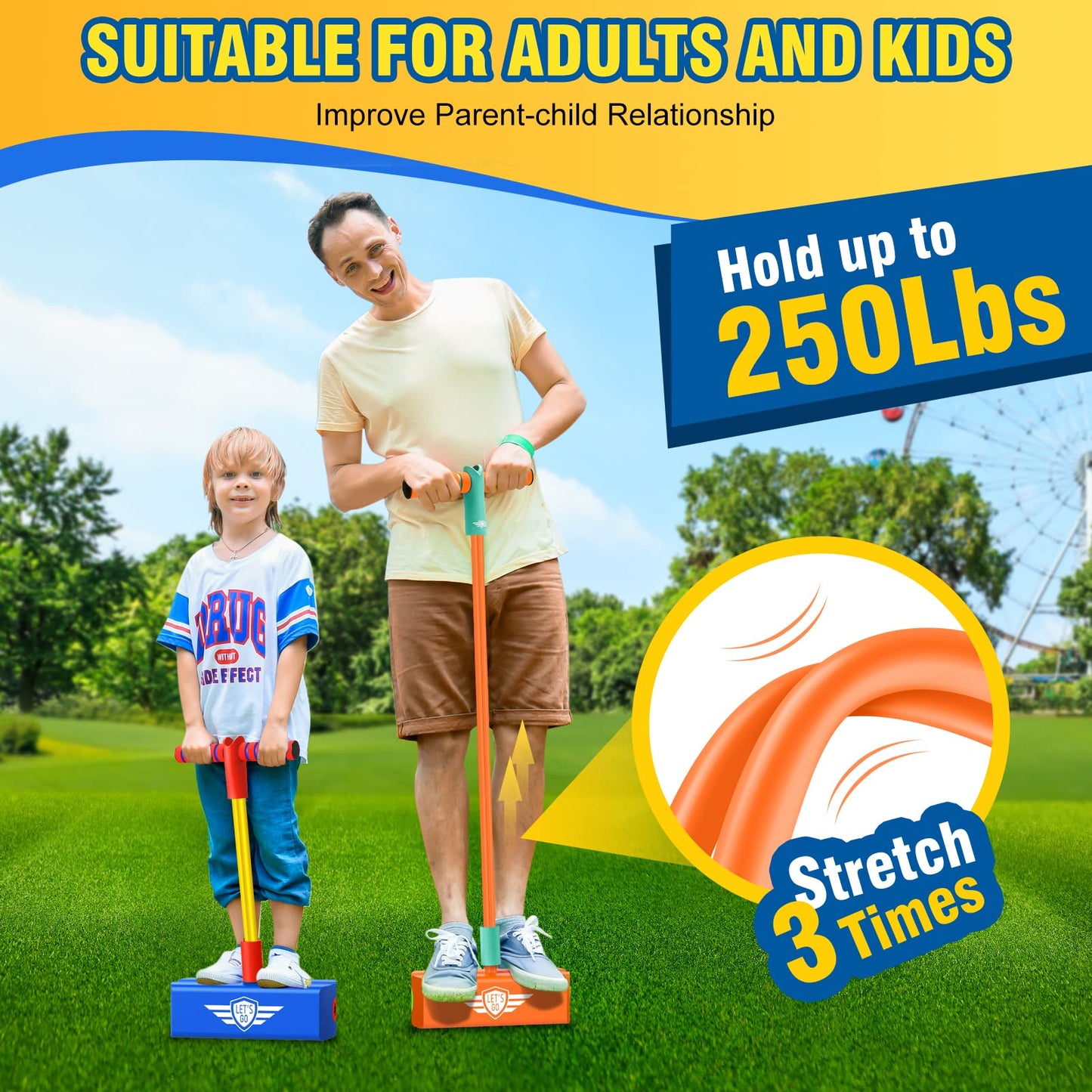 Foam Pogo Jumper - Fun & Safe Jumping Stick