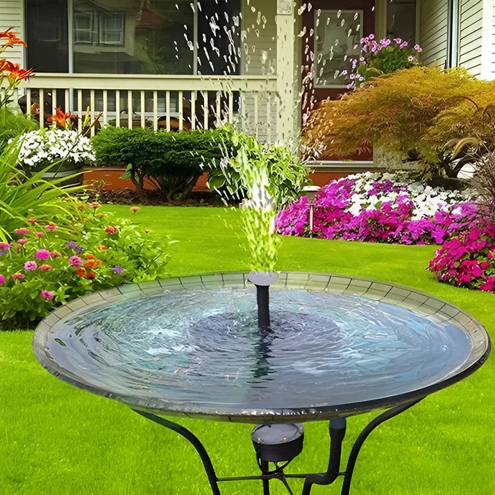 Solar-Powered Bird Fountain Kit