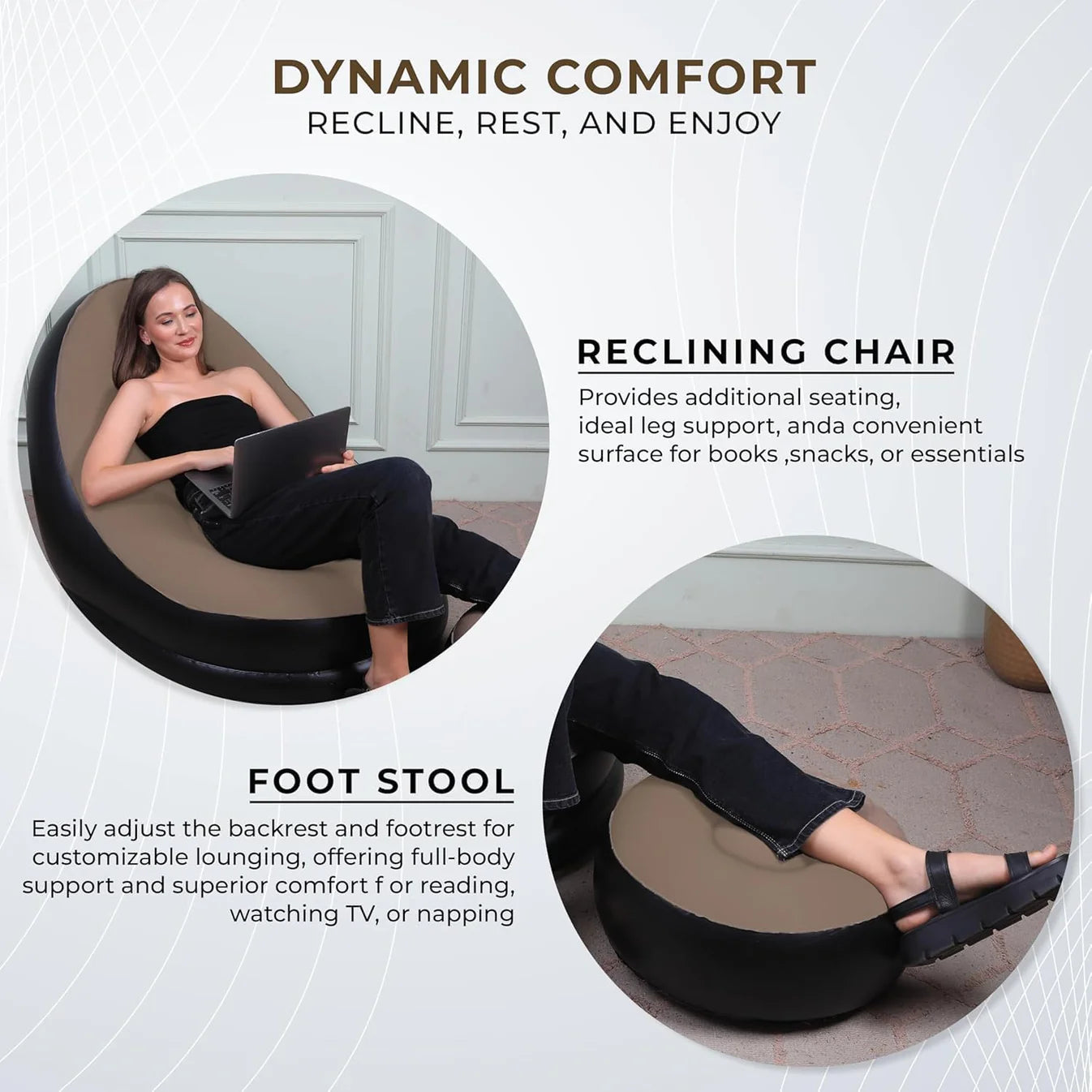 2 in 1 Inflatable Sofa