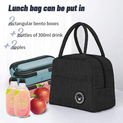 Insulated Portable and Reusable Lunch Bag