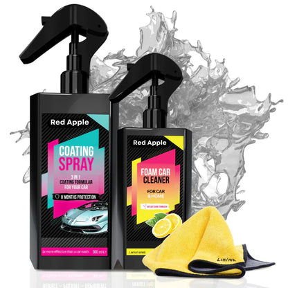 Coating Spray and Foam Car Cleaner 200ml (Combo)