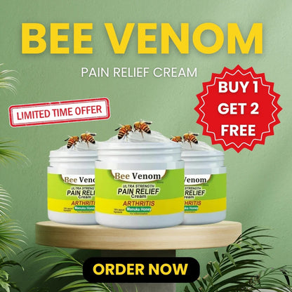 Bee Venom Ultra Strength Pain Relief Cream (Buy 1 Get 2 Free)