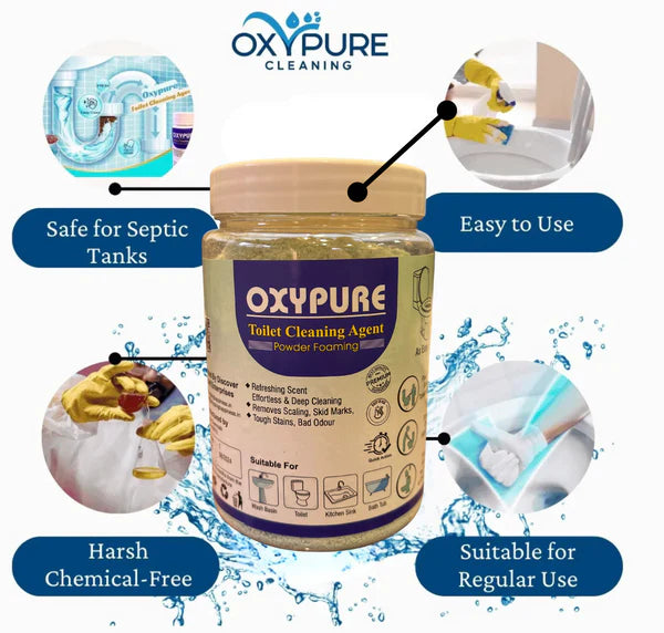 OxyPure Toilet Cleaning Agent (Buy 1 Get 1 Free)