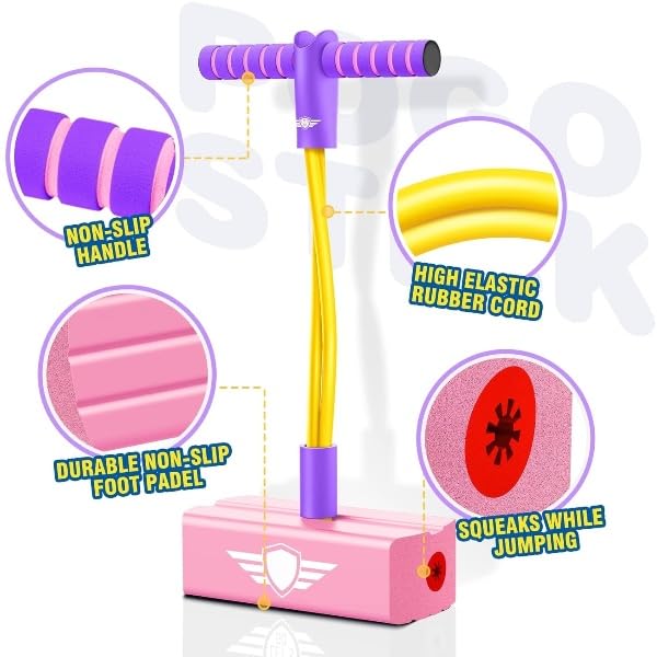Foam Pogo Jumper - Fun & Safe Jumping Stick