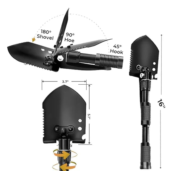 9-in-1 Mini Foldable Shovel