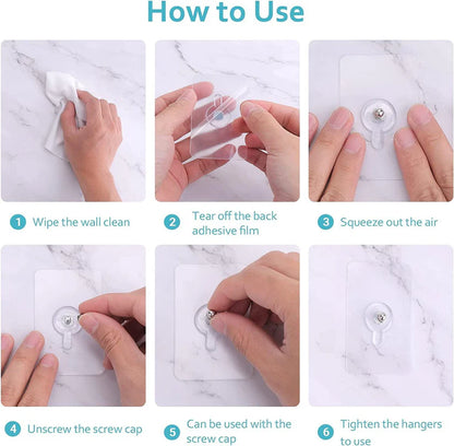 Drill Free Adhesive Hooks