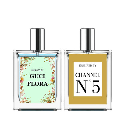 Gucci Flora & Channel N5 Eau De Parfume