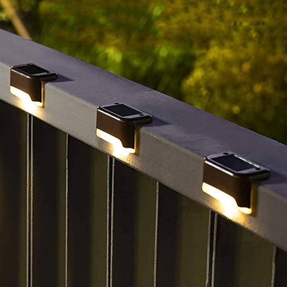 Solar Deck Lights Outdoor (Pack Of 4)