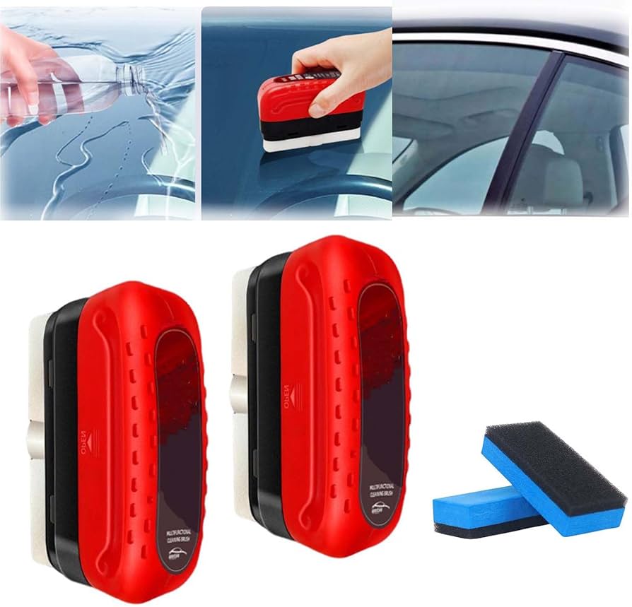 Car Glass Oil Film Cleaning Brush