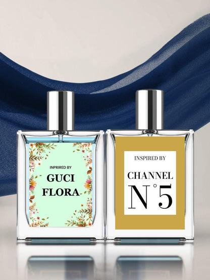 Gucci Flora & Channel N5 Eau De Parfume