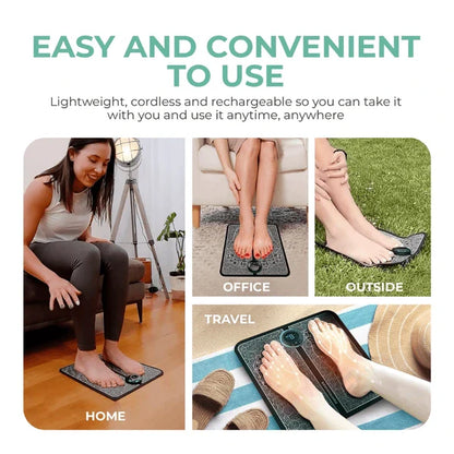 EMS Foot Massage Mat with Acupoints Stimulator