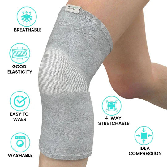Bamboo Compression Knee Sleeves (Buy 1 Get 1 Free)
