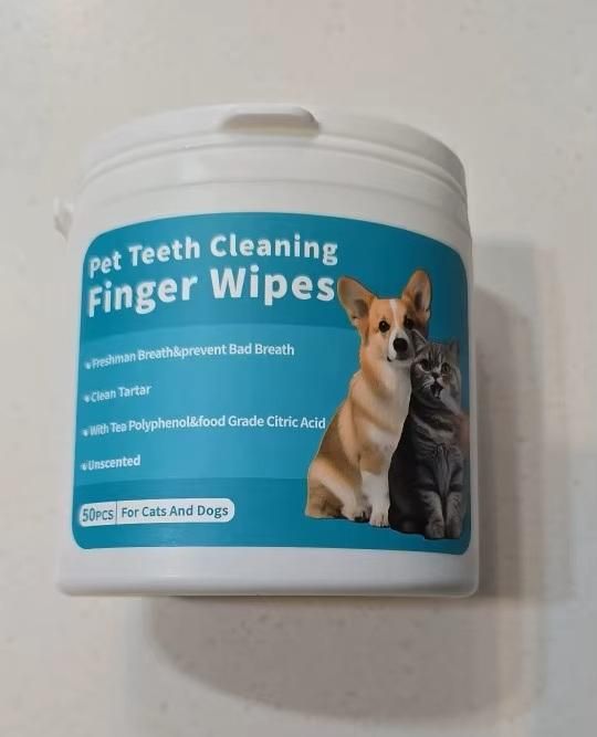 Disposable Dental Finger Wipes For Pets