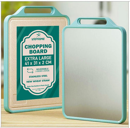 Double-Sided Stainless Steel Cutting Boards
