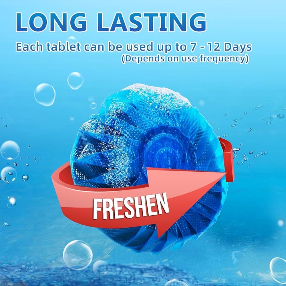 Automatic Toilet Bowl Cleaner Tablets (Pack Of 10)