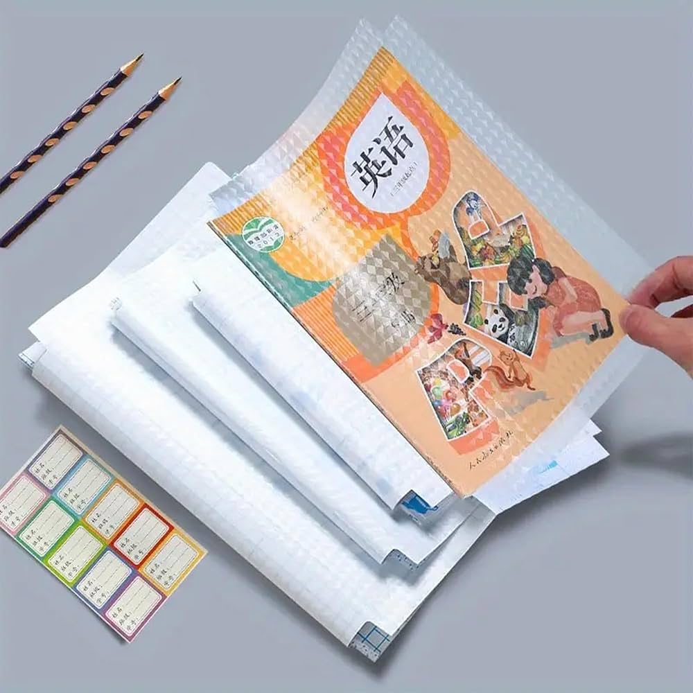 Self Adhesive Transparent Book Cover ( Pack Of 30)