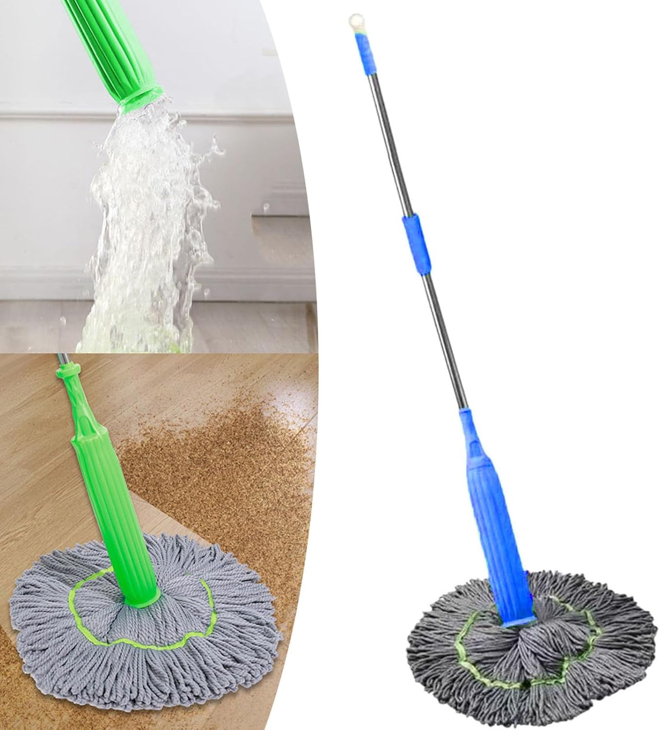 Self-twisting Water Rotating Mop