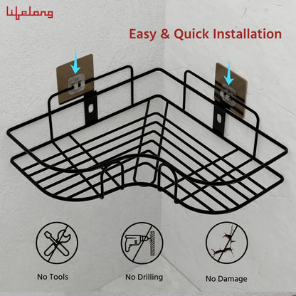 Metal Bathroom Corner Rack