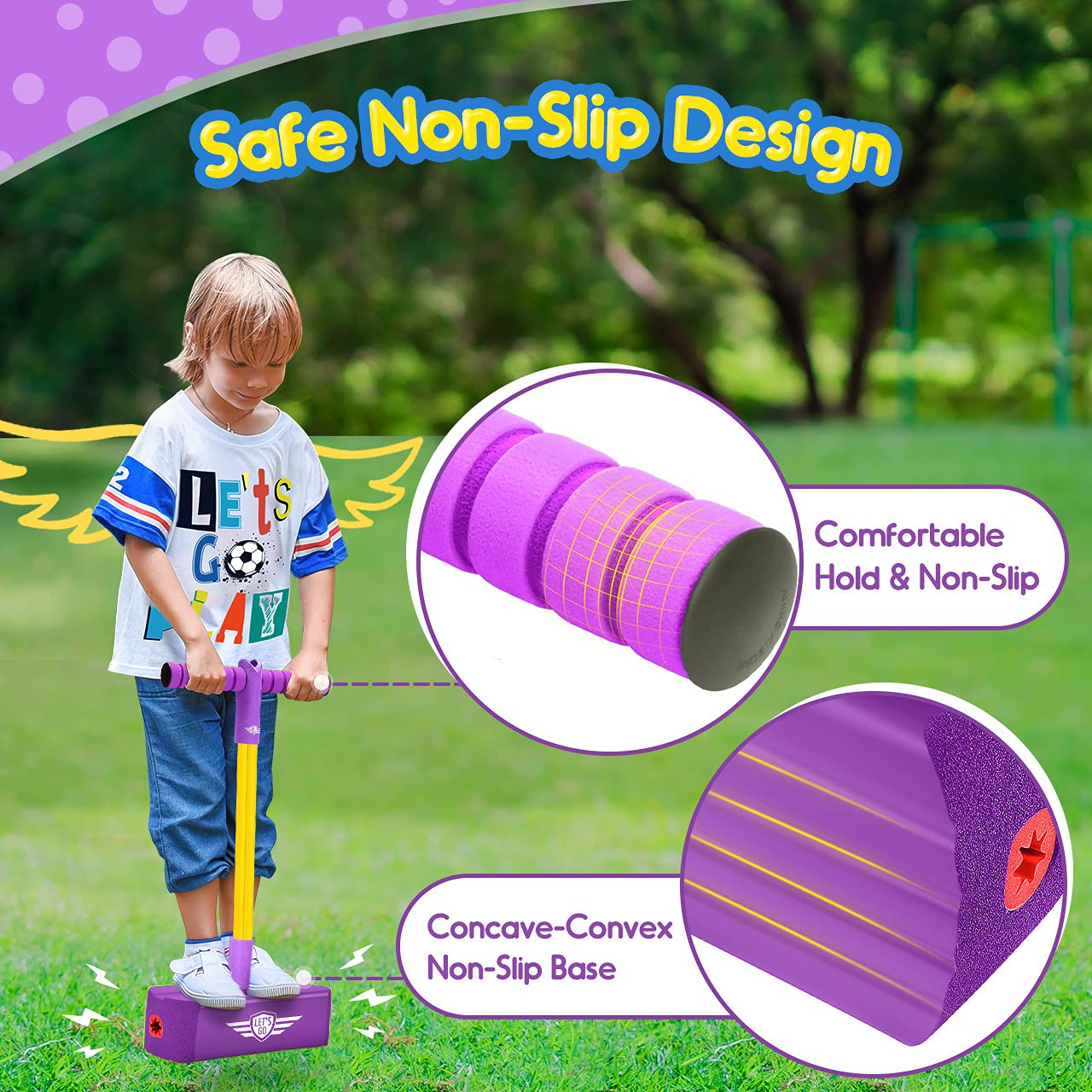 Foam Pogo Jumper - Fun & Safe Jumping Stick