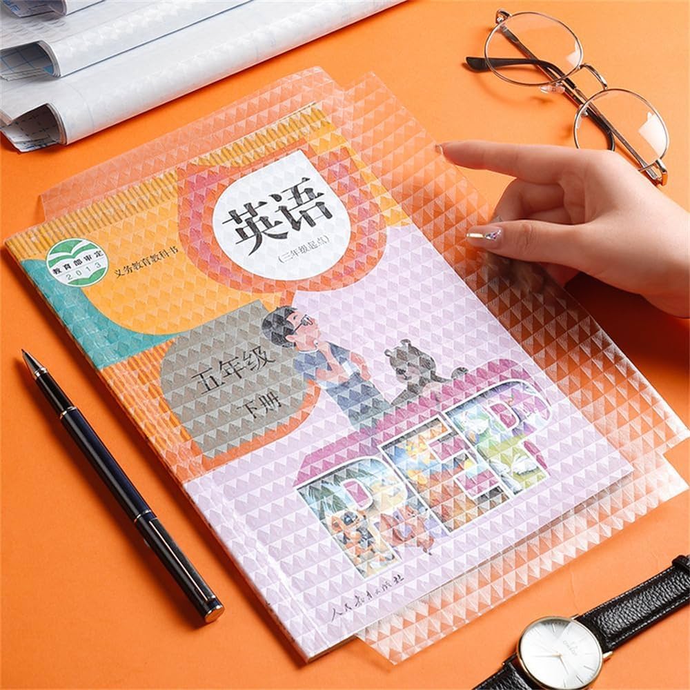 Self Adhesive Transparent Book Cover ( Pack Of 30)