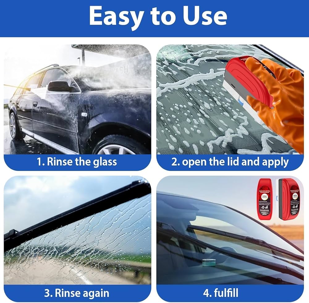 Car Glass Oil Film Cleaning Brush