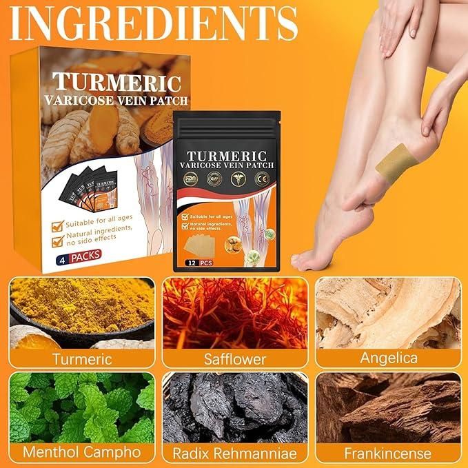 Turmeric Vericose Vein Patch (Buy 5 Get 5 Free)