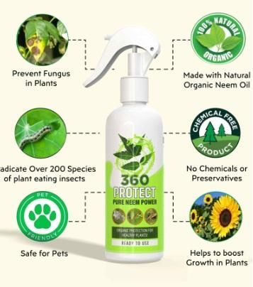 Pure Neem Plant Protection Spray (Buy 1 Get 1 Free)