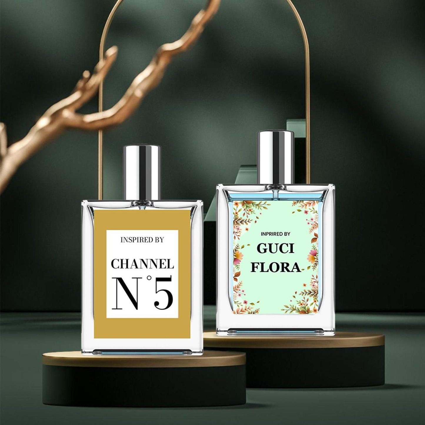 Gucci Flora & Channel N5 Eau De Parfume