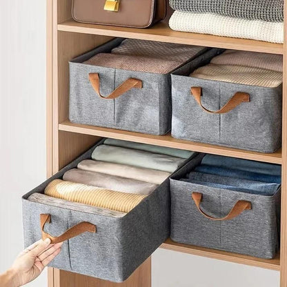 Foldable Wardrobe Organizer with Durable Handle