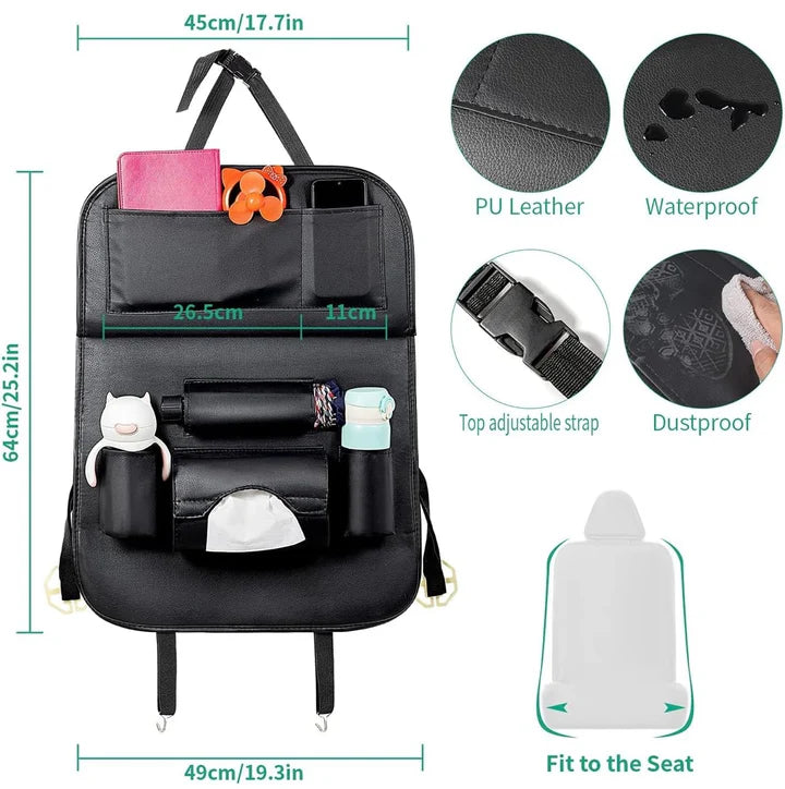 Car Back Seat Storage Organizer (Buy 1 Get 1 Free)