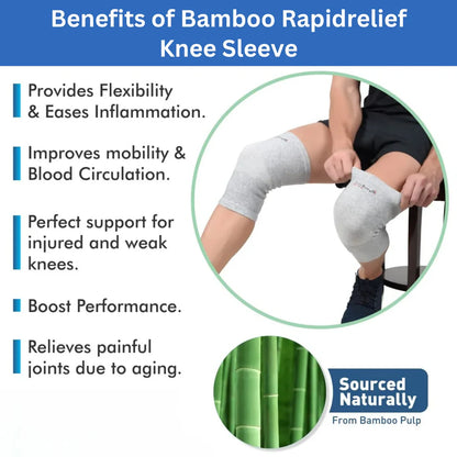 Bamboo Compression Knee Sleeves (Buy 1 Get 1 Free)