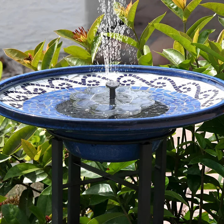 Solar-Powered Bird Fountain Kit