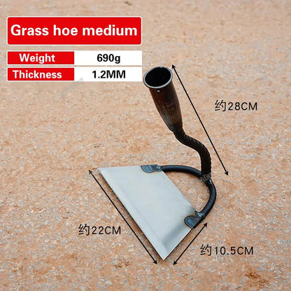 Manganese Steel Hollow Hoe Gardening and Farming Tool