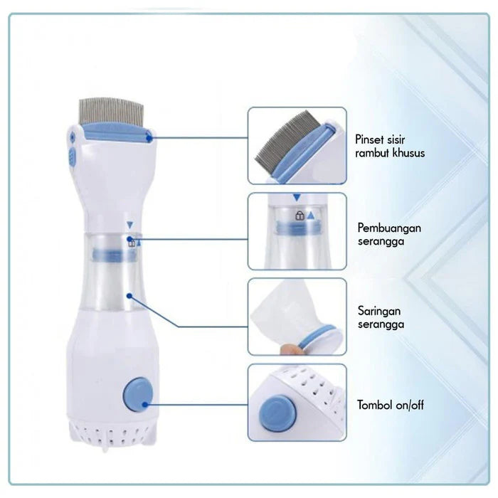 Electric Head Lice Remover Comb