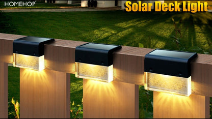 Solar Deck Lights Outdoor (Pack Of 4)