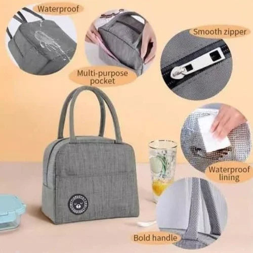 Insulated Portable and Reusable Lunch Bag
