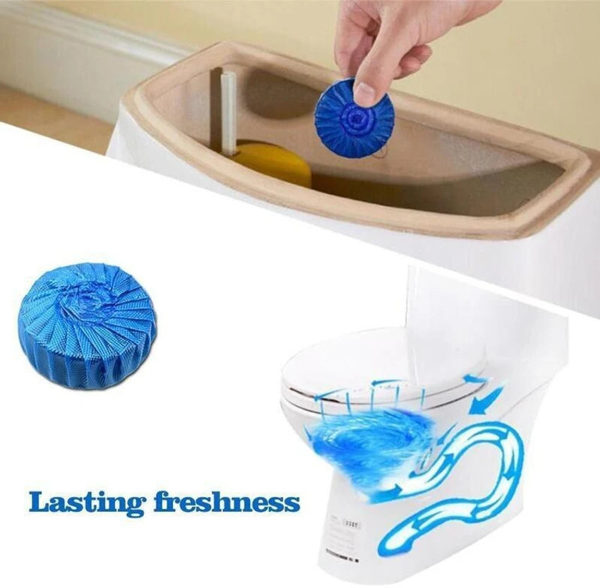 Automatic Toilet Bowl Cleaner Tablets (Pack Of 10)