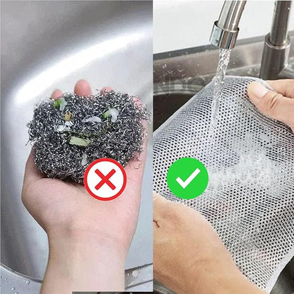 Multipurpose Wire Dishwashing Rags for Wet and Dry